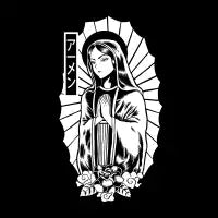 Manga Mary T-Shirt - design