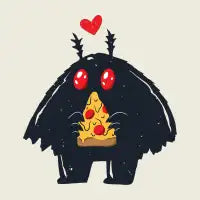 Mothman Pizza - design