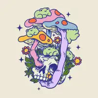 Mushroom Skull Frogs - design