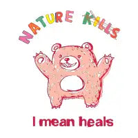 Nature Heals Bear - design