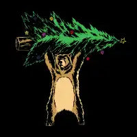 No context Christmas bear - design