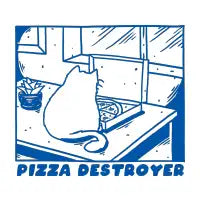Pizza destroyer cat - design