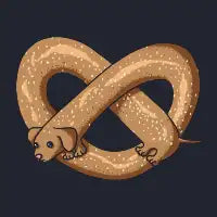 pretzel dachshund - design