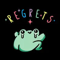 Regrets Frog - design