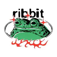 Y2k ribbit frog flame - design