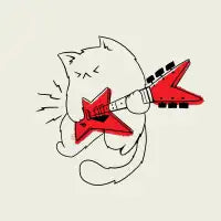 Rockstar cat - design
