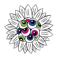 Sun Flower Eyes T-Shirt - design