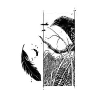 The field and the crow - design