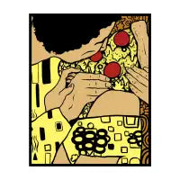 The Pizza Kiss - design