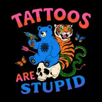Tattoos Are Stupid Mascot - design