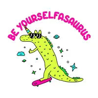 Be Yourselfasaurus - design
