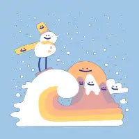 Snow Surfer - design