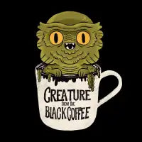 Creature from the black coffee - design