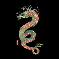 Flower Dragon - design