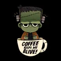 Frankie goes caffeinated - design
