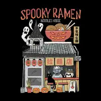 Spooky Ramen House - design