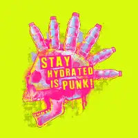 Stay Hydrated is Punk - design