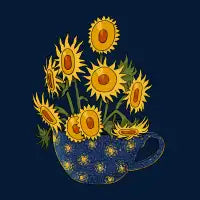 Sunflowers Coffee - design