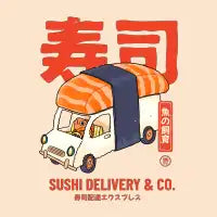 Sushi Delivery Car - design