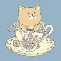 Tea cat time - design