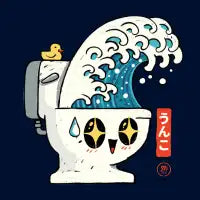 The Great Flush Wave - design