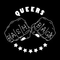 Queers Bash Back (B&W) - design
