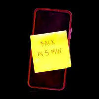Back in 5 - design