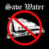 Save Water (dark colors) - design