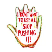 Stop pushing using A.I. - design