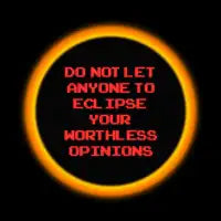 Worthless opinion eclipse - design