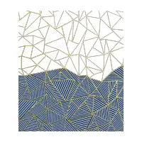 Ab Half and Half Navy Gold - design