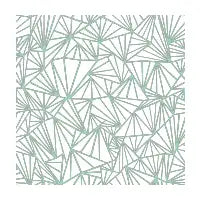Abstract Fan Mint Green - design