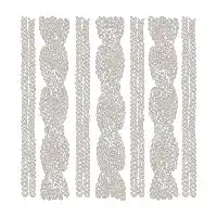 Cable Row Grey and Cream - design