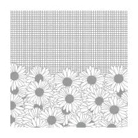 Daisy Grid Grey - design