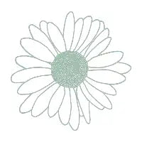 Daisy Mint Green - design