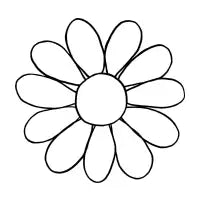 Daisy Rainbow Repeat - design