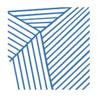 Geo Close Up French Blue 2B T-Shirt - design