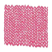 Hand Knit Raspberry - design