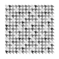 Houndstooth Black and White - design