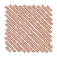 Knit Wave 45 Rust - design