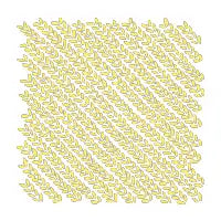 Knit Wave Yellow 45 - design