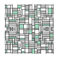 Map Lines Mint - design