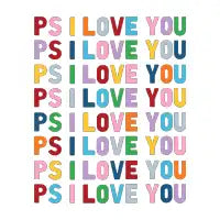 PS I Love You Rainbow T-Shirt - design