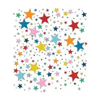 Rainbow Stars on Black - design