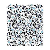 Terrazzo Blue Blush - design