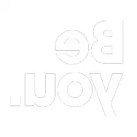 Be You - Typographic White - design