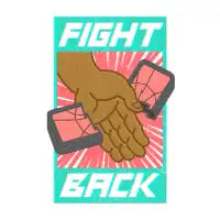 Fight Back - Aqua T-Shirt - design