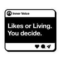 Inner Voice: Likes or Living T-Shirt - design