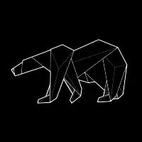 Origami Polar Bear (white) - design