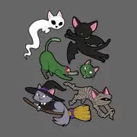 Spooky Cats (all) - design